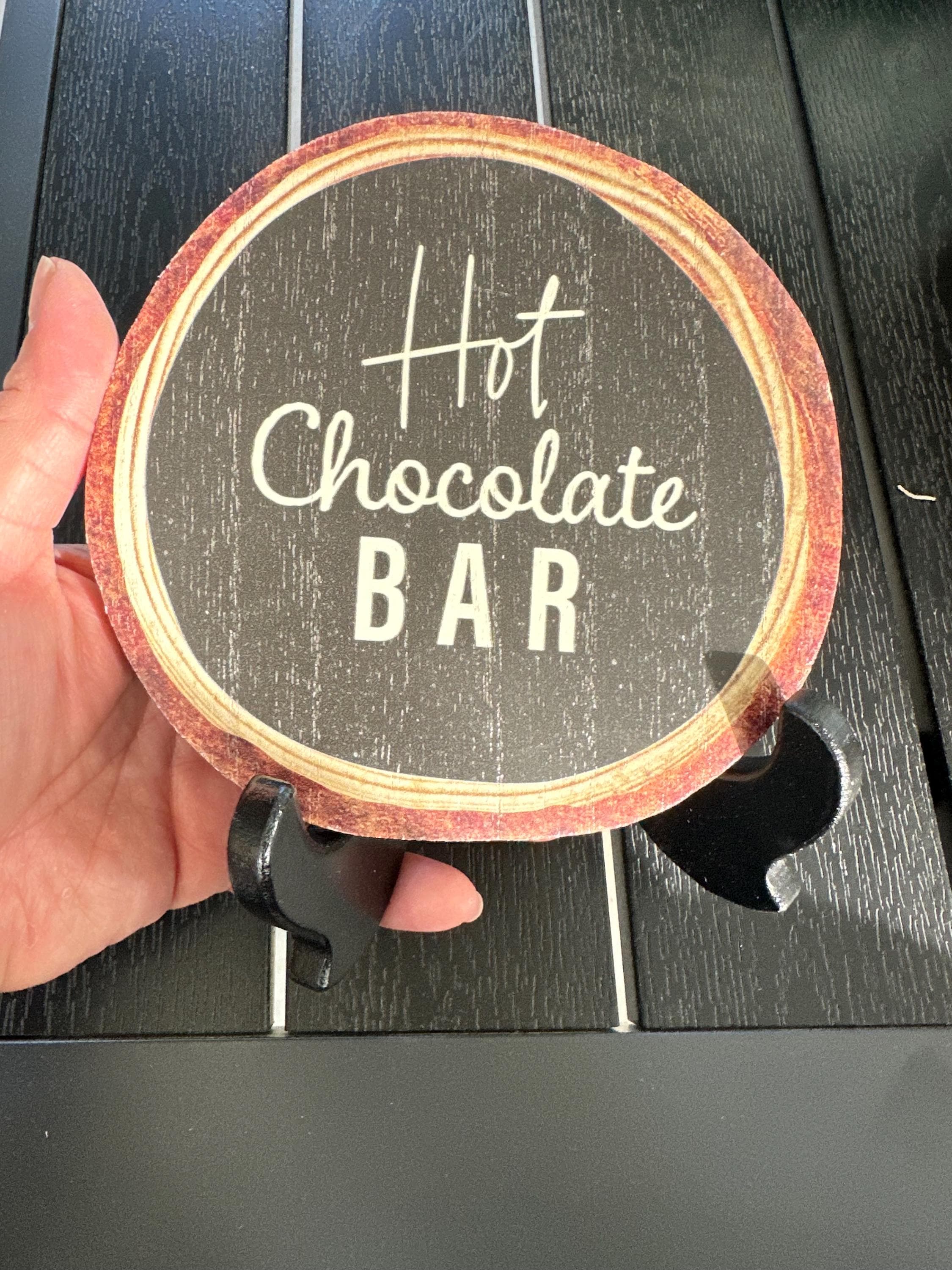 Hot Chocolate Bar Display Stand New Party Decor. Ship Fast!