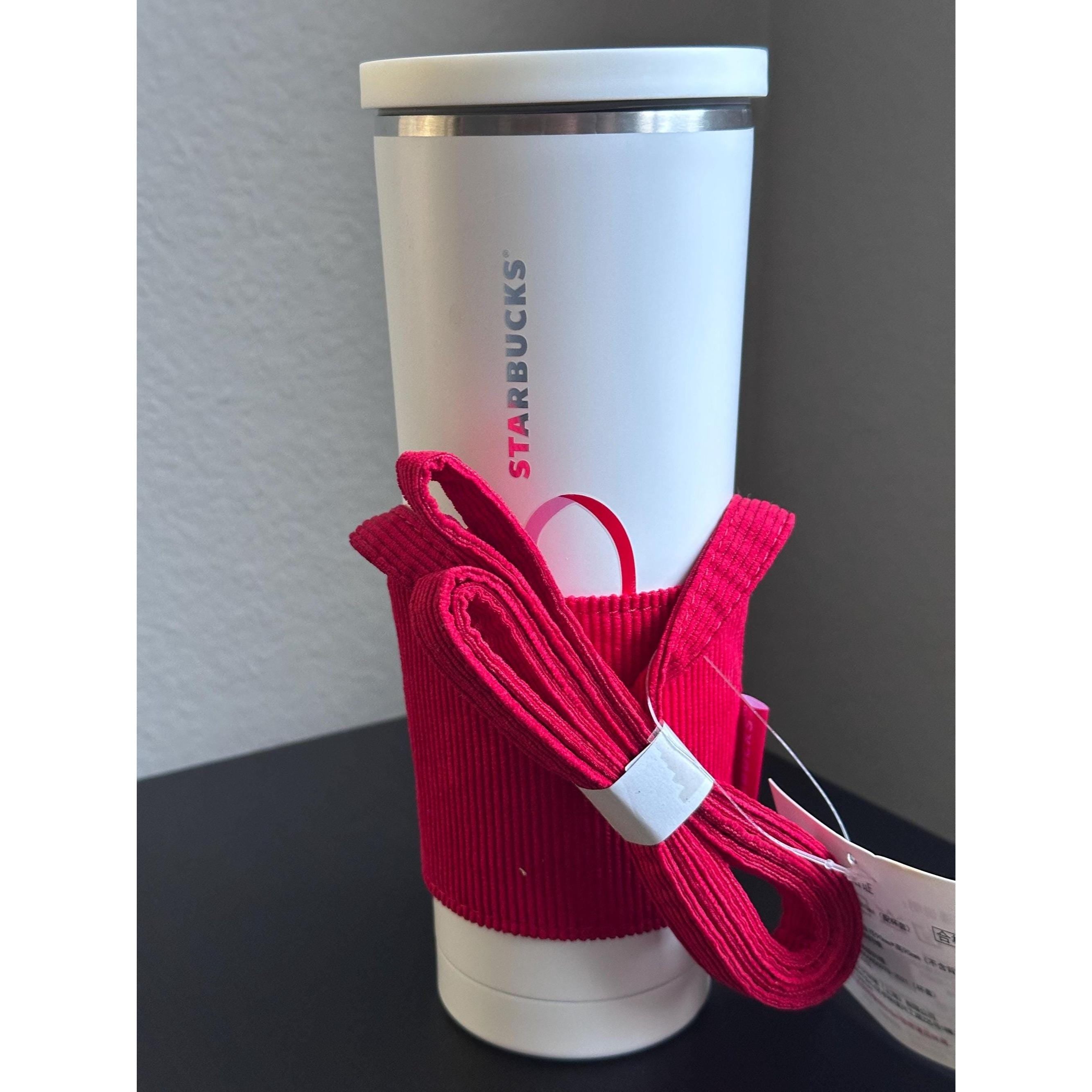 Starbucks China Cat Tumbler, 28 Oz with Sleeve