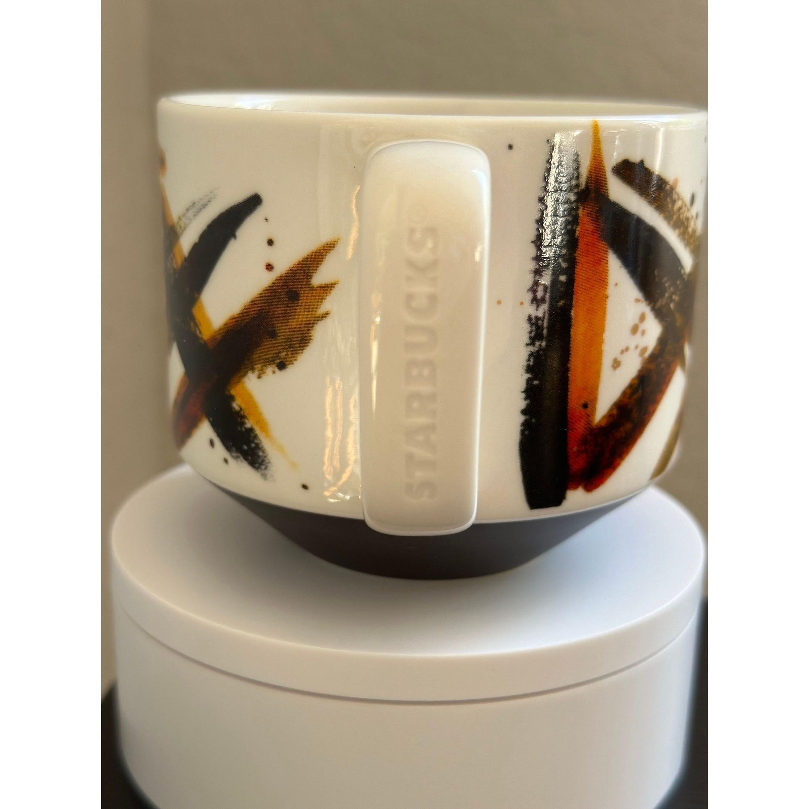 Starbucks Artisan Series 04/08 Mug 12oz Brown Bone China 2014 EUC