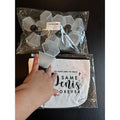 Bachelorette Party Favors | Wedding Ring Shot Glasses Set & Bride Makeup Bag. Ship Fast! | Little Joy Market