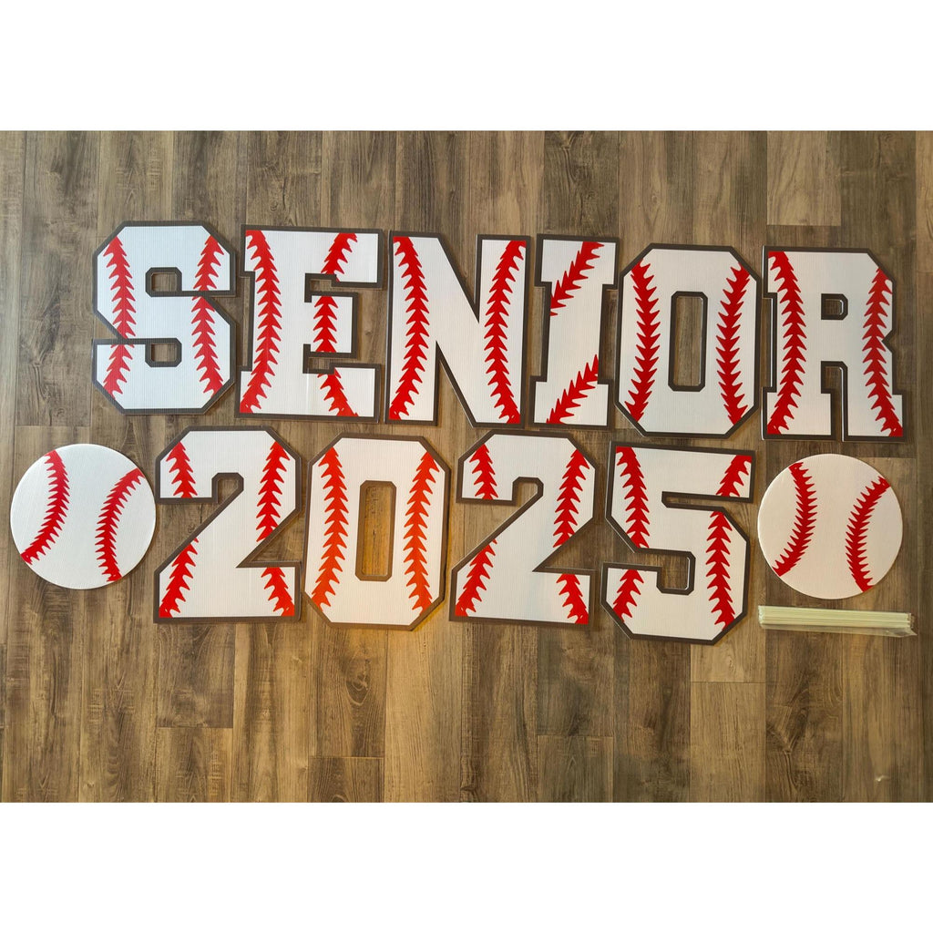 Senior 2025 Lawn Decor: Cardboard Graduation Party Signs (14x11). Ship Fast! | Little Joy Market