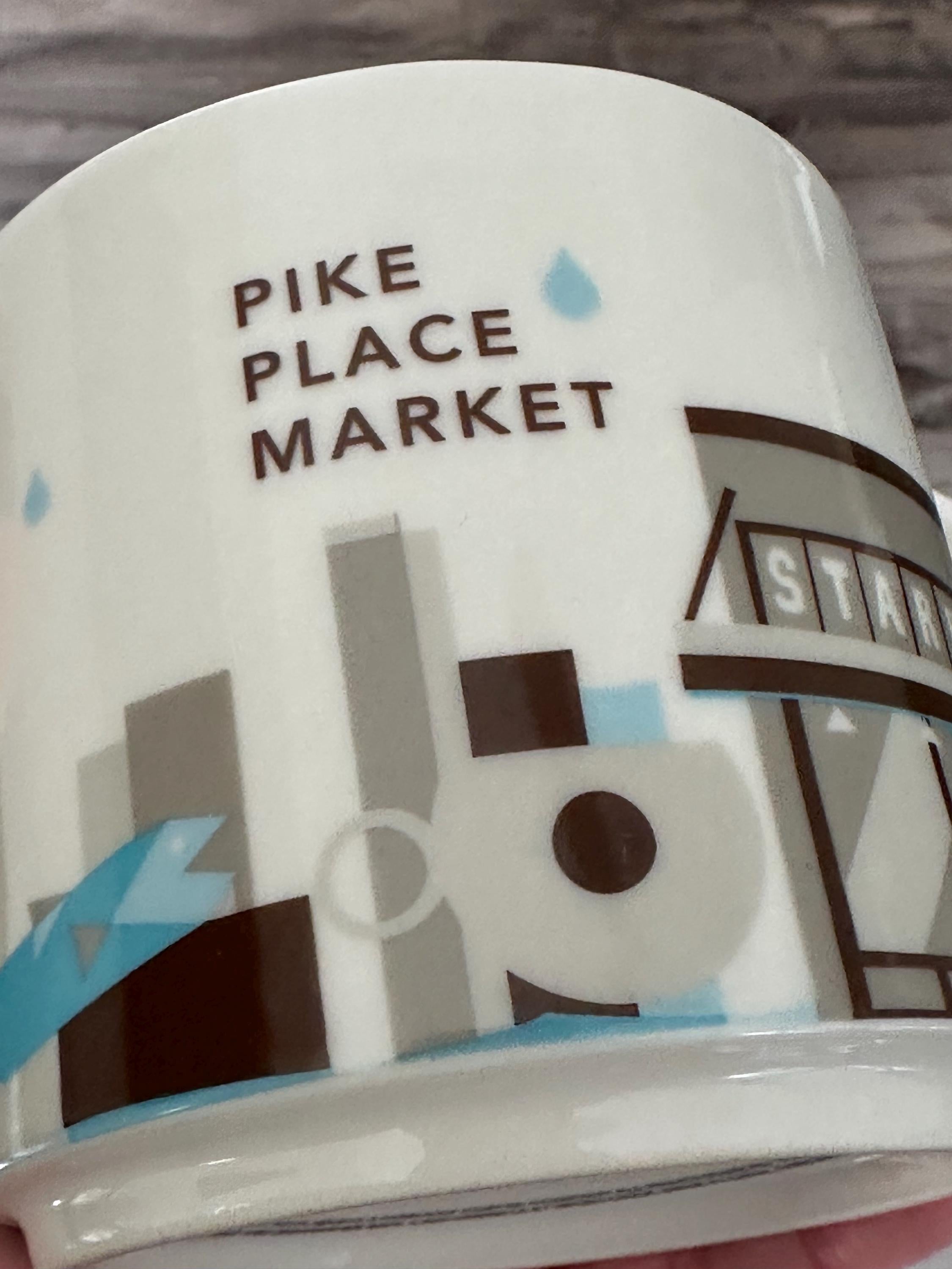 Starbucks Pike Place Market You Are Here Mug Collectible. Ship Fast!