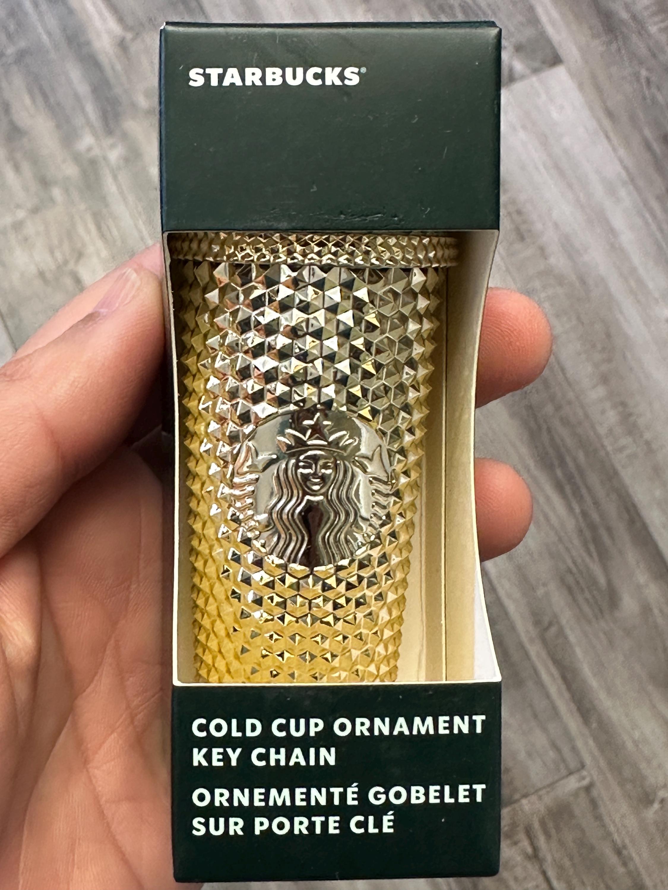 Starbucks Cold Cup Ornament Keychain Mini Cup Charm New.